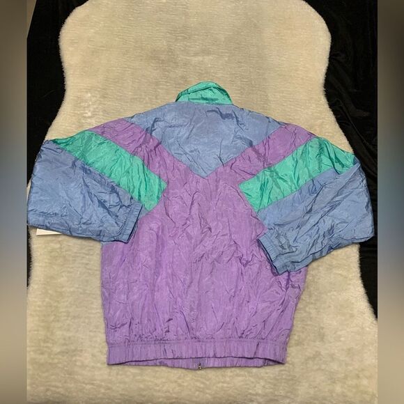 New Pierre Cardin Mens Multi Brute VTG Windbreaker Full Zip Jacket Size Large - Picture 3 of 8